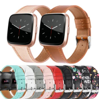 Leather Bracelet for Fitbit Versa 2 Versa Lite Watch Band Strap Replacement Wristband for Fitbit Versa Smartwatch Accessories