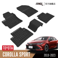 【3D】優特立體汽車踏墊Toyota Corolla sport 2019 ~ 2023(汽油版限定/5門掀背車)