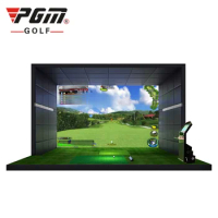 MNQ002 3D Indoor Screen Golf Simulator System Price Indoor Golf Training Aids Professional Screen Golf Simulator For Home