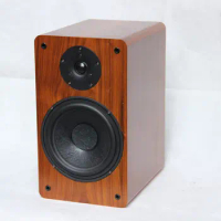 C008 wood veneer 8 inch bookshelf fever hifi bookshelf speaker passive wooden box