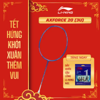 [ BST TẾT ] Khung vợt cầu lông Axforce 20 - 3U Blue P-AYPT293-3 [Tặng 01 cước LN NO1 P-AXJJ018-5]