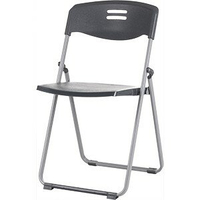 天秤座 / 烤漆 / 塑鋼摺疊椅 折合椅(黑色) 高品質椅 唯一台灣製造