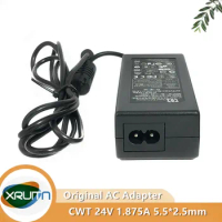 Genuine CWT CAE045242 AC DC Adapter 24V 1.875A 45W Charger For Kodak Scanner 2600 I2400 I2800 Power Supply 5.5*2.5mm