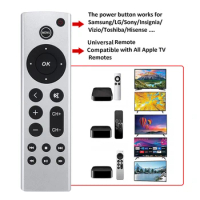 Universal Replacement Remote Fit For Apple TV Remote Control 4K/ HD A2169 A1842 A1625 A1427 Without Voice