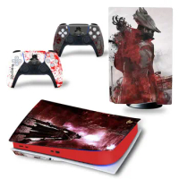 PS5 Skin Sticker Decal Cover for PlayStation 5 Console and 2 Controllers PS5 Disk Skin Sticker Vinyl PS5 Digital skin