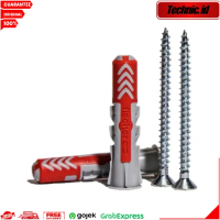 Skrup Fisher 5 x 2,5 Cm 10 Pcs Mr.safety Set 10 Pcs Fischer Sekrup Duopower 5 Sps 5x25 Mm