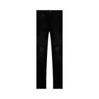RUCAS Classic Biker Python Jeans Black 34 Black