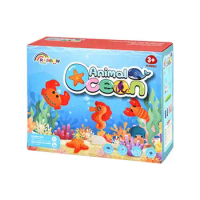8 Colors Sea Animal Air Dry Clay Parent-child Interactive Colorful Modeling Clay Set Arts And Crafts Handmade DIY Toy For Kids