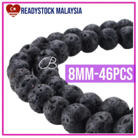 Lava beads 8mm 46pcs/string