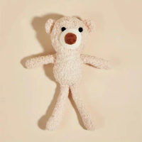 1pcs Small teddy bear dog plush toy doll cute Mini Doll Pet Chew Toy