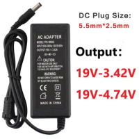 19V Power Adapter Charger 3.42A 4.74A Laptop Charger Universal AC Adapter Power Supply DC 19 V Volt EU US Plug Laptop Adapters