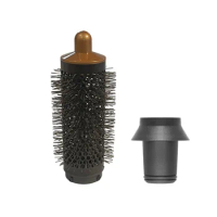 Cylinder Comb and Adapter for Dyson Airwrap Styler / Supersonic Hair Dryer Accessories, Curling Hair Tool,Gold &amp; Gray