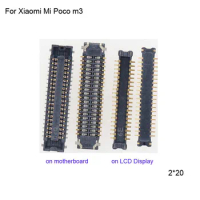 5pcs FPC connector For Xiaomi Mi Poco m3 LCD display screen on LCD dsiplay on mainboard motherboard For Xiaomi Mi Poco m 3