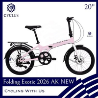 Sepeda Lipat Folding Exotic 2026 AK Cakram Steel 16 & 20 Inch Anak Dewasa Bagus Murah Terbaru Vintag