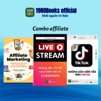 Combo sách 3c Affiliate Marketing + Hướng dẫn chi tiết cách kiếm tiền từ livestream + Hướng dẫn kiếm