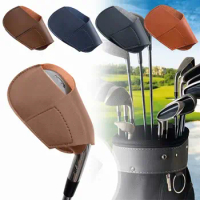 Sport Long Neck Driver Leather Golf Iron Head Cover Protective Headcover Golf Club Head Covers Golf Rod Sleeve