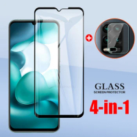4-In-1 For Xiaomi Mi 10 Lite Mi10 Lite 5G 6.57" Full Cover Tempered Glass For Mi 10 Youth 5G Camera Lens Screen Protector Glass