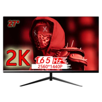 27 Inch 165hz Monitors Gamer PC 2k LCD Displays 2560*1440 HD Gaming Monitor Flat Panel Display HDMI-compatible Monitor for xbox