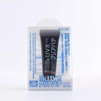 10G Gunze GSI Mr Hobby P130 Mr UV Curing Clear Putty Filler Adhesive For DIY Military Model Doll Handicrafts Building Tool