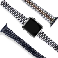 Stainless Steel Strap for Apple Watch 7 6 se Band 41mm 45mm 40mm 44mm Bracelet for iWatch Strap Series 5 4 3 38mm 42mm Wristband