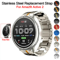 Dây đeo bằng thép không gỉ cho Amazfit Active 2 Quick Fit Dây đeo kim loại kinh doanh sang trọng cho