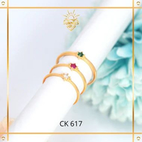 CINCIN EMAS WANIT SOLITARE KADAR 6K DAN 8K CINCIN PERMATA DIAMOND LOOK ELEGANT EMAS ASLI SUNNIES GOL