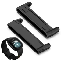 50 pair Metal Adapter Connector For Fitbit Versa4/Versa3/Sense2/Sense Connect Smart Watch Replace Band Wristbands Accessories