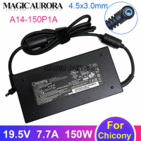 Genuine A14-150P1A AC Adapter 19V 7.7A 150W Power Supply For MSI GF66 GF75 Gaming Laptop Charger 4.5x3.0mm Blue Tip