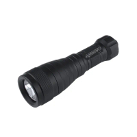 【AQUATEC】LED-4146 戰術型潛水手電筒 2000流明 附可充電電池(專業潛水手電筒 潛水照明 潛水燈)