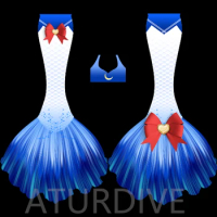 Mermaid tail good swim aquarium performance Sequinchildren's role play can be matched with large Mermaid fins mahina