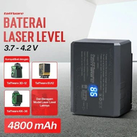 Baterai Laser Level Universal 4800mAh Indikator Digital LED Waterpass Battery Self Cross Lines 3D BM