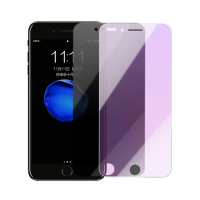 iPhone7 8Plus 5.5吋 防藍光防窺玻璃鋼化膜手機保護貼(3入 7Plus保護貼 8Plus保護貼)