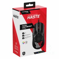 HyperX Pulsefire Haste 黑色 有線 電競滑鼠 輕量化 洞洞滑鼠 蜂巢滑鼠 簍空滑鼠 金士頓原廠｜優惠龍齁力 全館滿399折30【APP下單4%點數回饋】!!