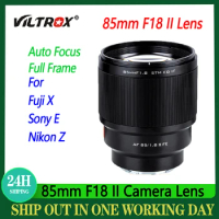 Viltrox 85mm F1.8 II Auto Focus Portrait Wide Angle Lens Full Frame Camera Lens For Nikon Z Fuji X Sony E Mount Cameras