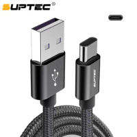 Suptec 2.4A USB Type C Cable For Huawei Mate 20 Pro Fast Charging Data Cord USB-C Type-c Cable For Samung S9 Note 9 One plus 6 5