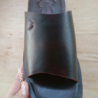 sandal pria kulit branded