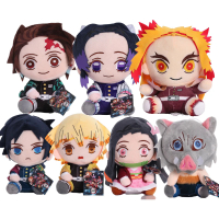 Devil's Blade Anime Plush Stuffed Toys Demon Slayer Cartoon Figure Manga Dolls Kimetsu Tanjirou Nezu