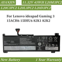 L20M3PC2 L20C3PC2 11.52V 45WH Laptop Battery For Lenovo ideapad Gaming 3 15ACH6 15IHU6 82K1 82K2 L20L3PC2 L20D3PC2