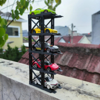 PIT PARKIR - PITBOX - DIORAMA STACK PARKIR - PIT STACK DIECAST MINISCALE