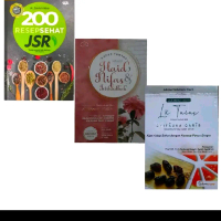 Paket 3 buku 200 Resep Sehat JSR + Kupas Tuntas Haid, Nifas dan Istihadhoh + La Taias Syifaaauka Qor