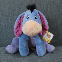 Winnie the Pooh Eeyore Stuffed Plush Toys Kawaii Blue Eeyore Plush Dolls Top Quality Gifts for Children Kids 30cm
