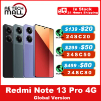 Xiaomi Redmi Note 13 Pro 4G Global Version 200MP OIS Camera Smartphone 120Hz AMOLED 67W Helio G99 Ultra 5 NFC