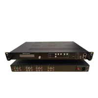 4/8 Channels SD Encoder Modulator, Asi Modulator, Audio and Video Converter,AV ASI to RF Broadcast TV Transmission Equipment