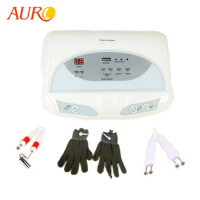 Free Shipping AURO BIO Face Lifting Skin Glove Microcurrent Beauty Machine Wrinke Removal Anti-aging Beauty Equipment for Spa