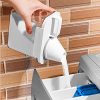 1100/1800/2300 ML Laundry Powder Box Handle Design Laundry Detergent Jar Plastic Clothes Washing Detergent Dispenser with Cup