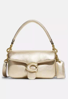 Coach Coach Pillow Tabby Shoulder Bag 18 Metallic Soft Gold