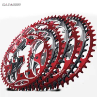 Round Narrow Wide Chainring Road bike bicycle 130BCD 50T 52T 54T56T 58T 60T crankset Tooth plate Parts 130 BCD