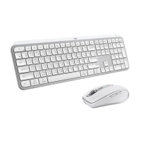 【Logitech 羅技】MX Keys S無線智能鍵盤 + MX Anywhere 3S無線行動滑鼠(珍珠白)