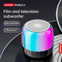 Speaker Bluetooth 5.2 Lenovo K3plus dengan efek cahaya yang spektakuler dan desain portabel untuk ou