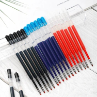 50Pcs 99mm 9.9cm Black Blue Red Ink Plastic Replaceable G2 Gel Pen Refills Writing Smoothly 0.5mm Fine Point For Parker